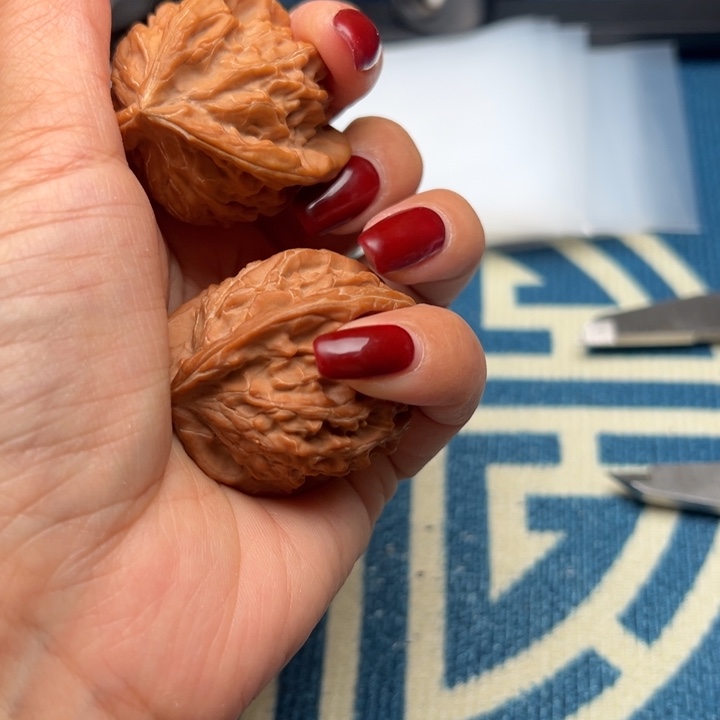 桃核吊坠文玩三棱