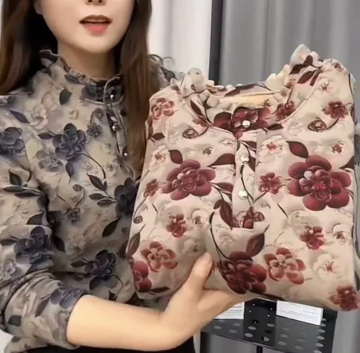 【双面德绒】2025秋冬新款半高领外穿修身显瘦洋气长袖T恤上衣小衫