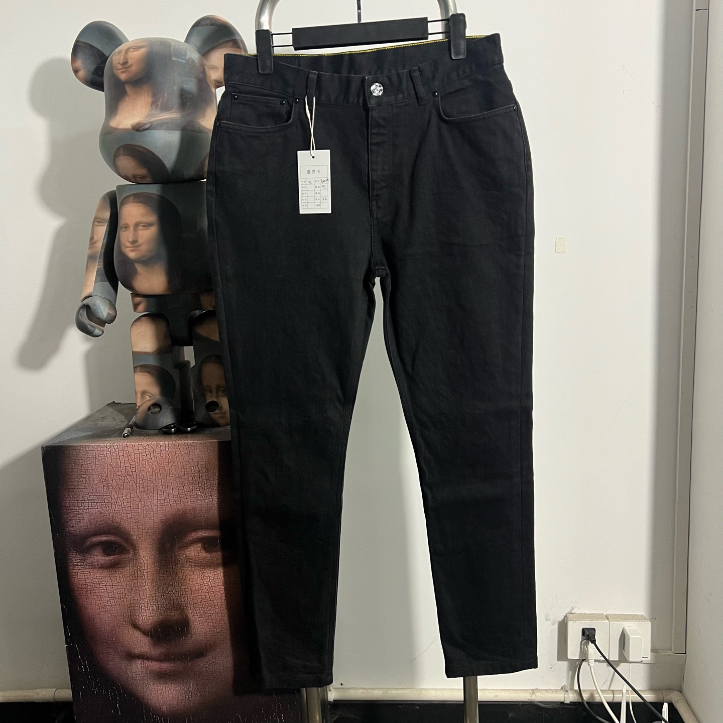 99新 LouisVuitton/路易威登 皮牌牛仔裤 AA2304裤长102 腰围42