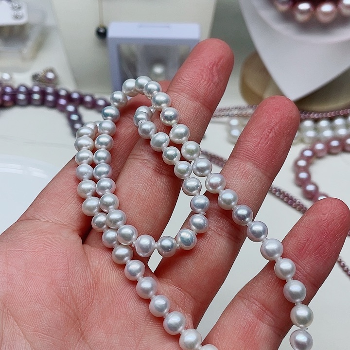 淡水珍珠颈饰未镶嵌甜***辣