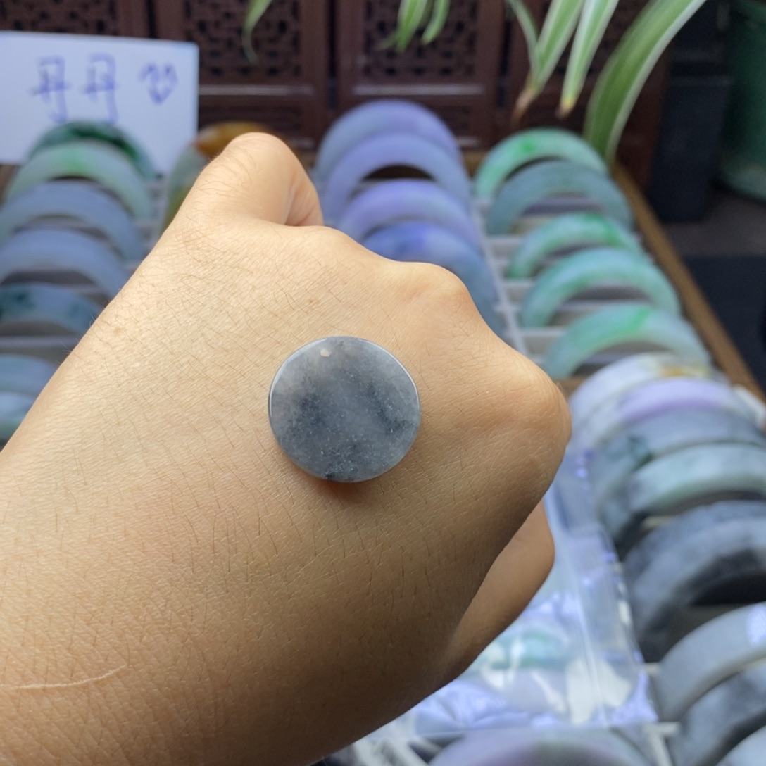 第****未镶嵌定制翡翠无事牌