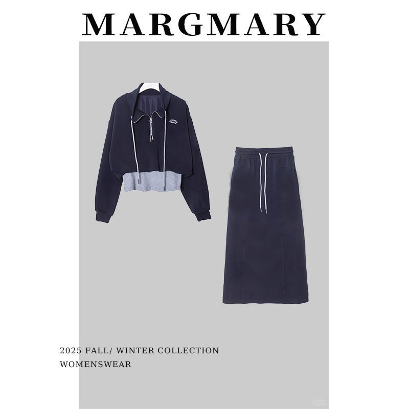 2025春季设计师新款休闲时尚百搭潮流舒适拼接轻奢套装