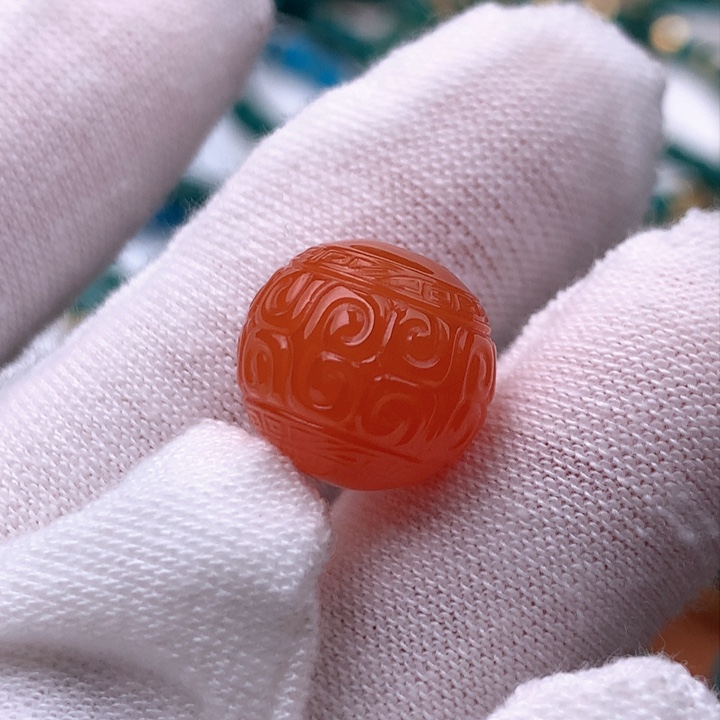 南红玛瑙车挂未镶嵌翻***兽