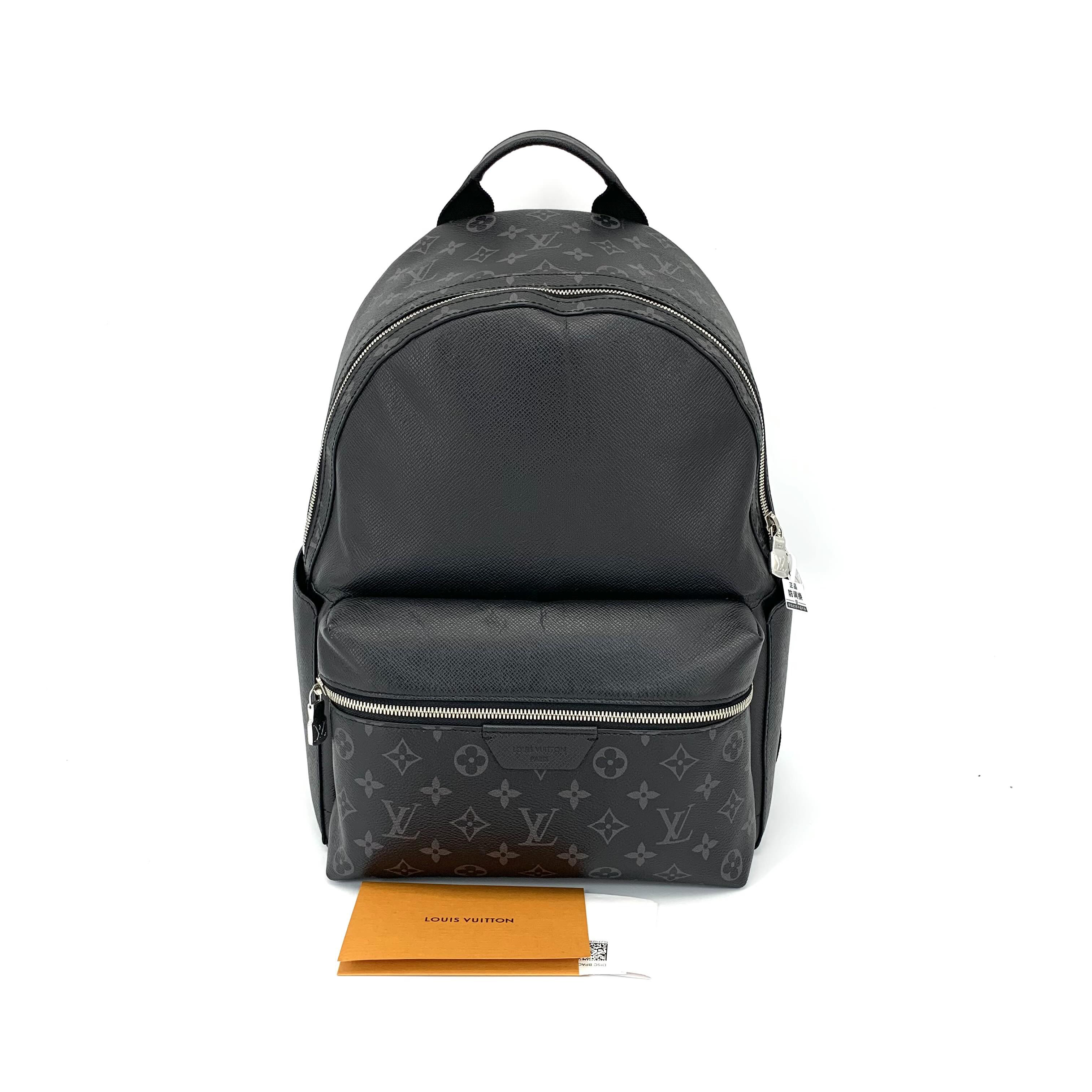 95新 LouisVuitton/路易威登 新款黑花拼皮阿波罗双肩包  尺29/39