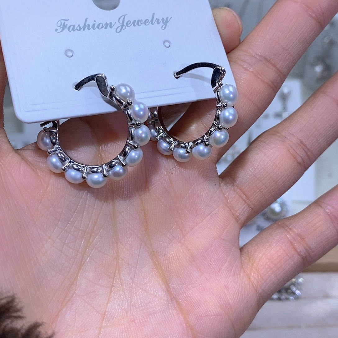 耳饰淡水珍珠未镶嵌