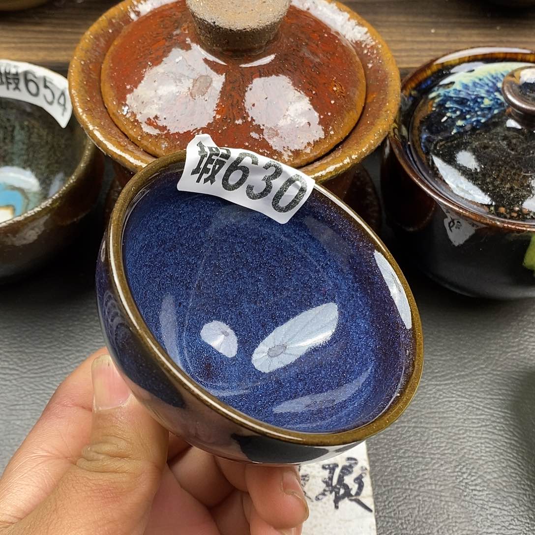 茶盏微瑕建盏主人杯子