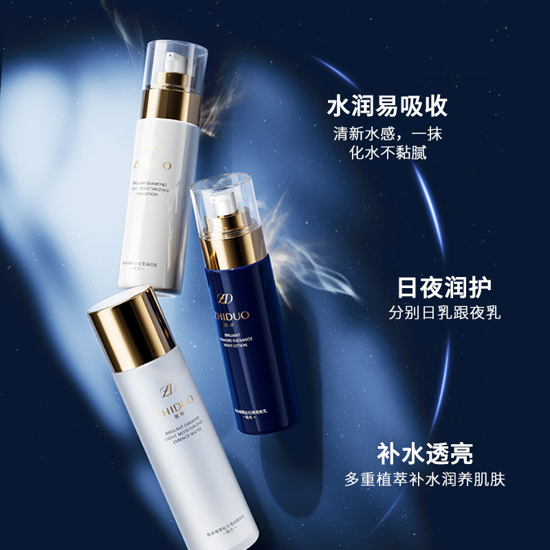 致朵璀璨亮光定制护肤礼盒