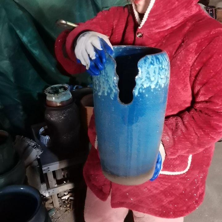 红陶口18高39瑕疵