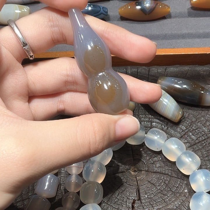 玛瑙/玉髓吊坠(不含链)未镶嵌