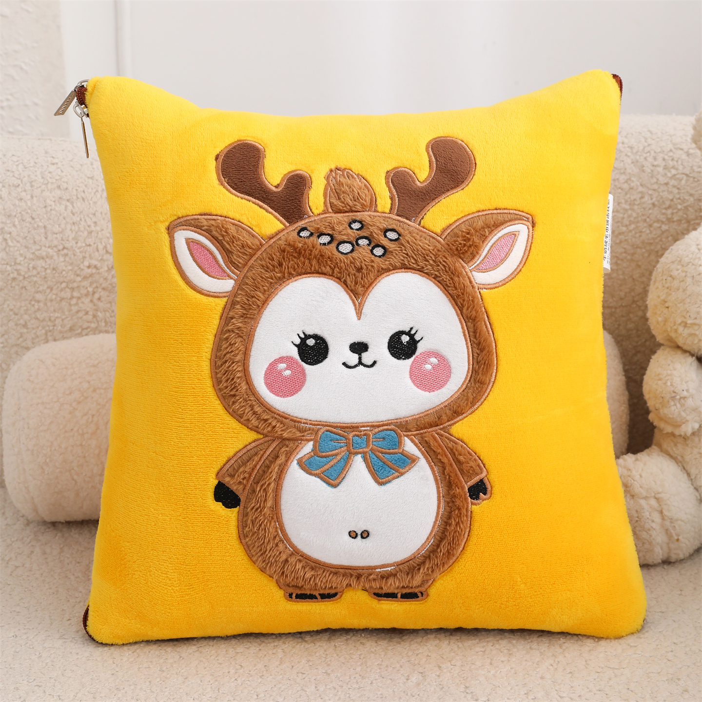 【圣诞鹿】多功能抱枕被二合一折叠抱枕被子两用2025年新款爆款