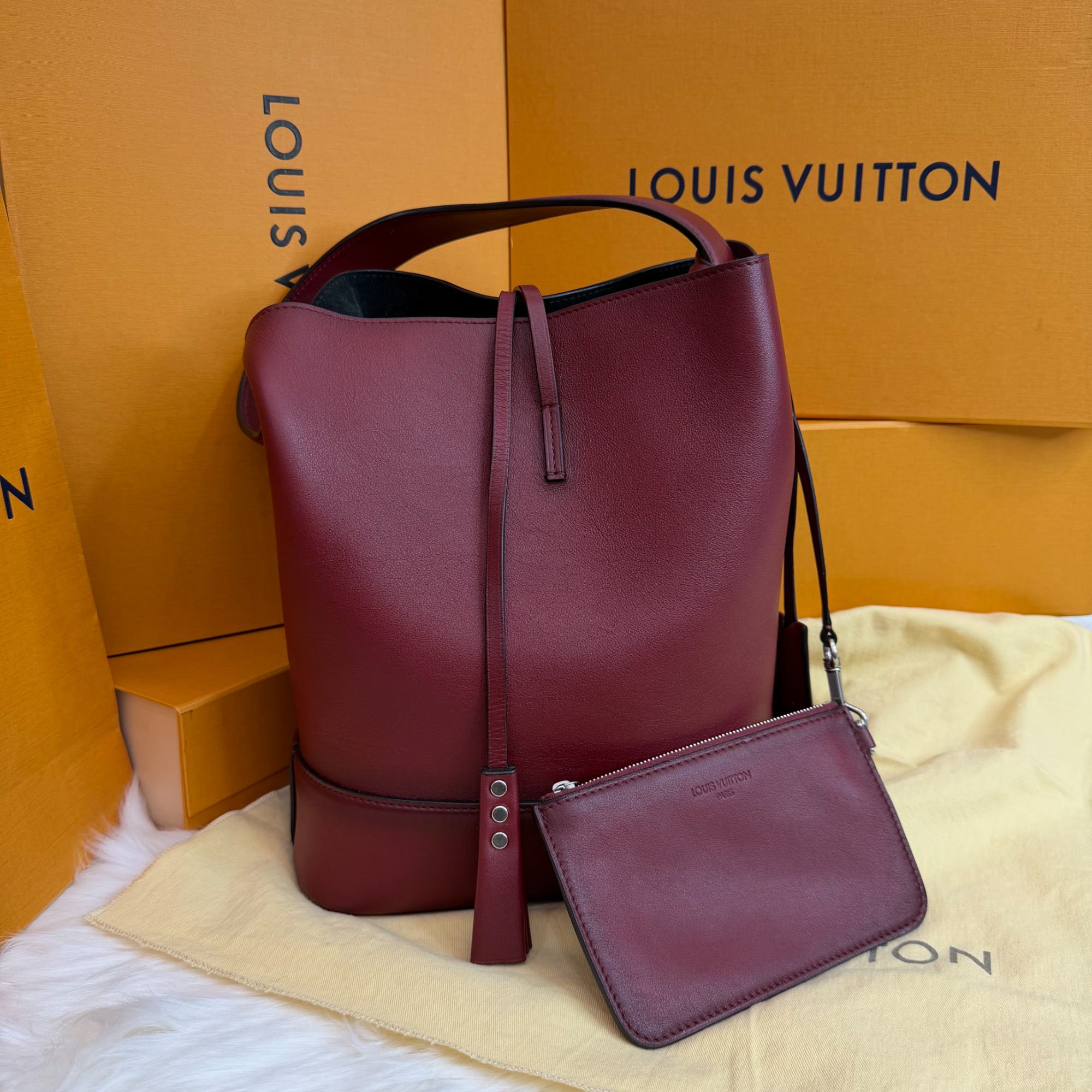 99新 LouisVuitton/路易威登 lv路易威登 nn14子母水桶包