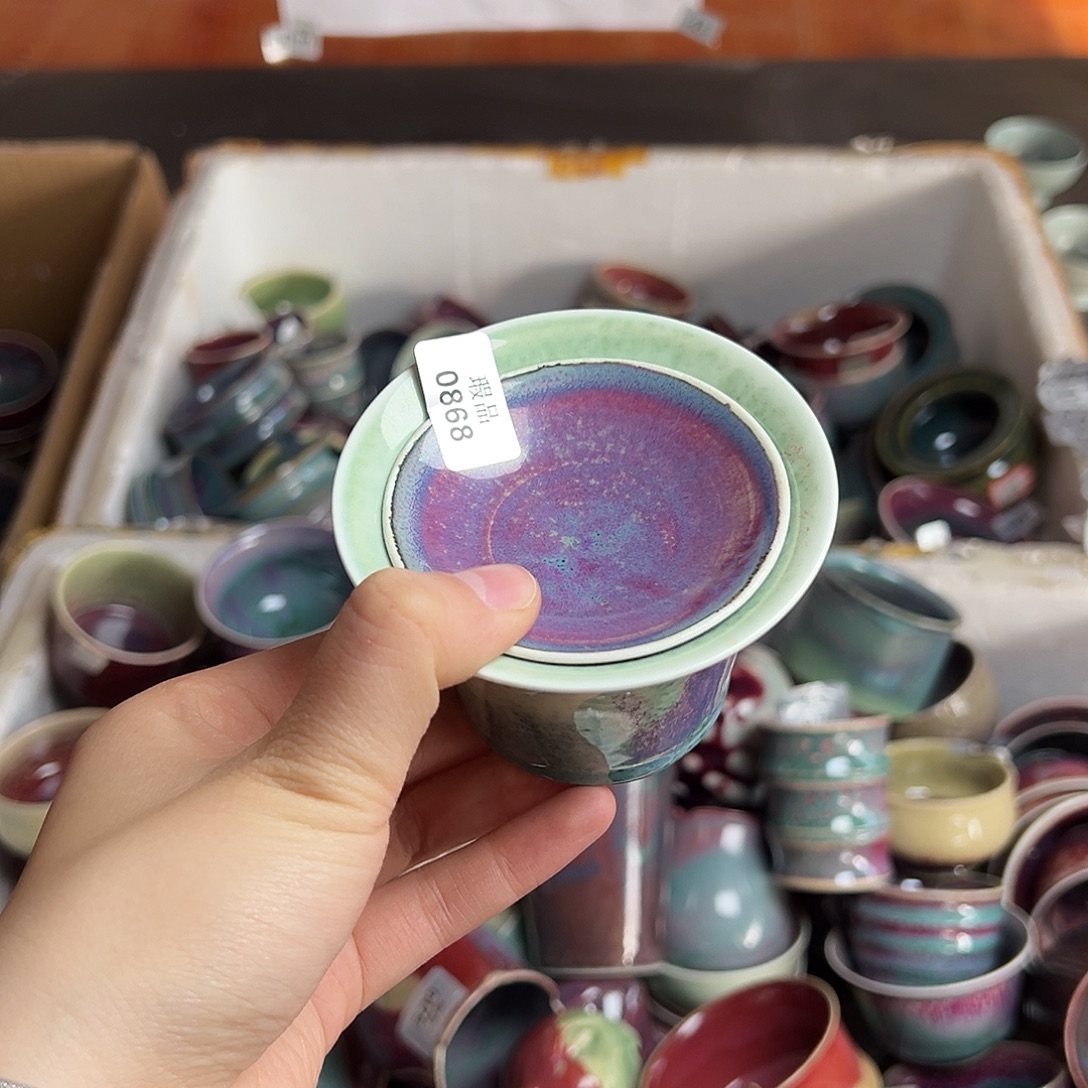 摆件陶窑口自销原矿钧瓷