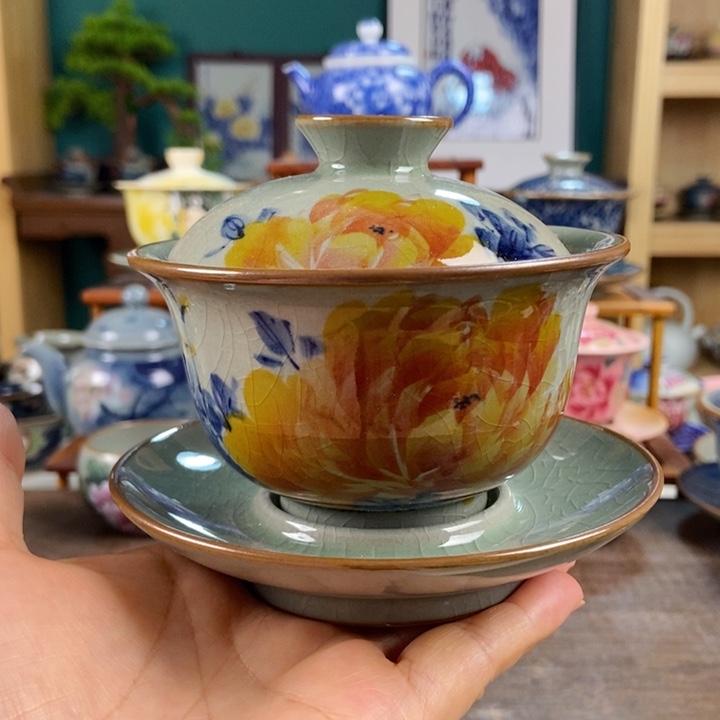 瓷片手工制作工艺精湛等特点