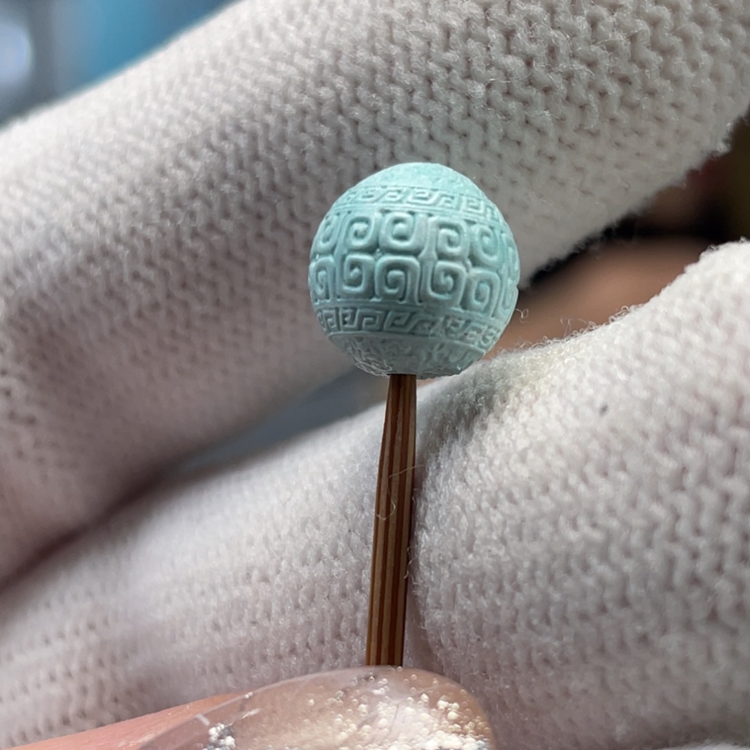 绿松石未镶嵌挂件