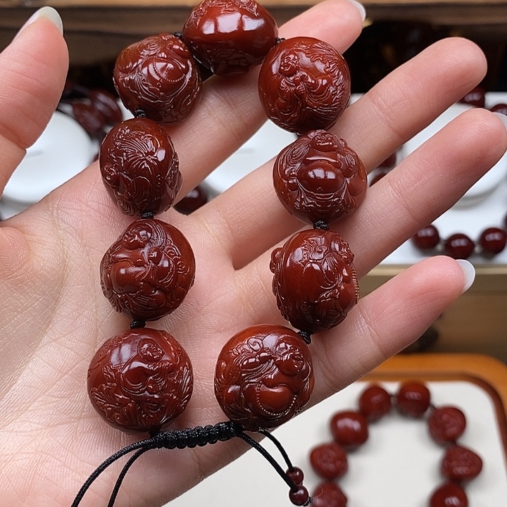 爱***菜吊坠橄榄核橄榄核回血