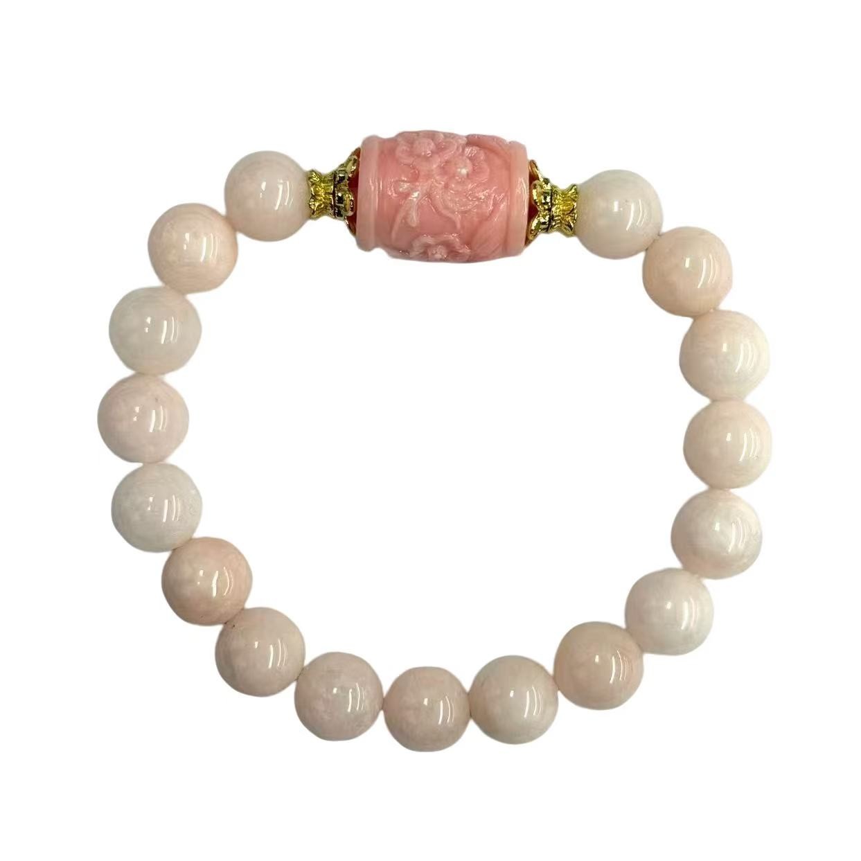 【符老板】s1471-国风气质素圈款三姑娘梅花圆珠手串-赠礼盒