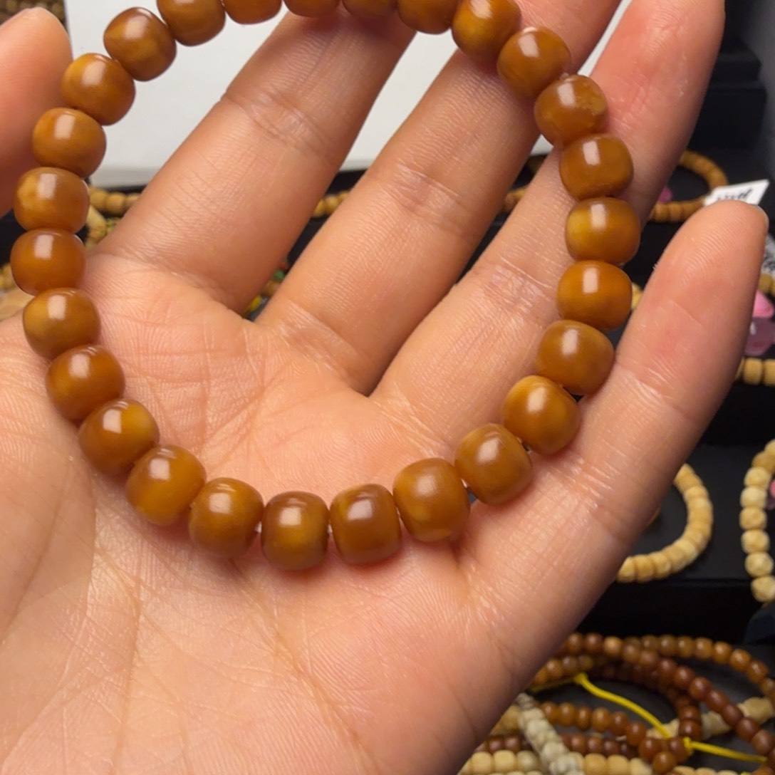 龙眼菩提吊坠大*龙脊菩提老型单圈玉化卡8➕