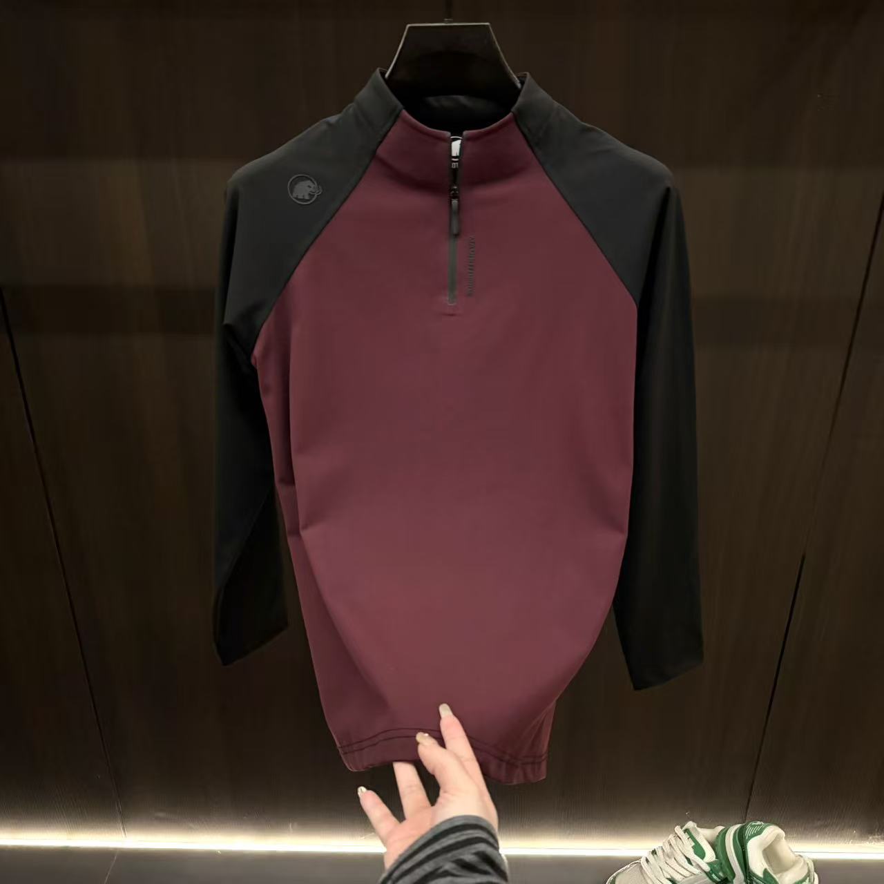 25运动款男士【加绒】冬季立领拉链款户外T恤