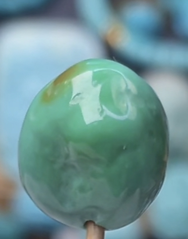 原矿保真绿松石随型13mm*14mm*11m/2.g