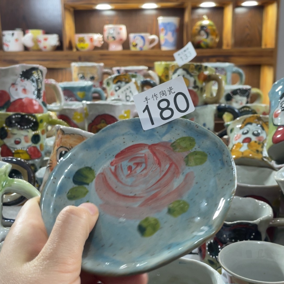 景德镇手工陶瓷杯碟180