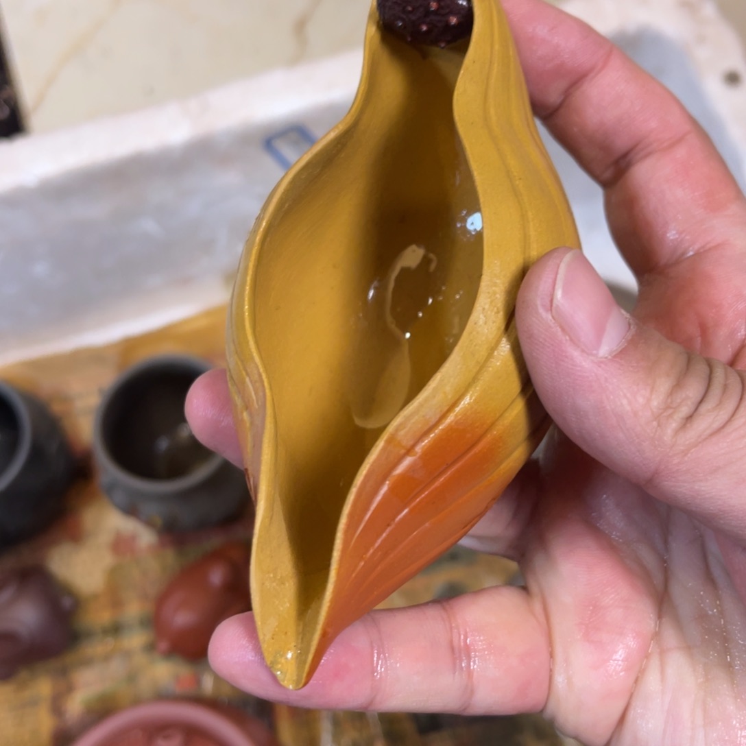 紫砂茶宠紫砂瑕疵