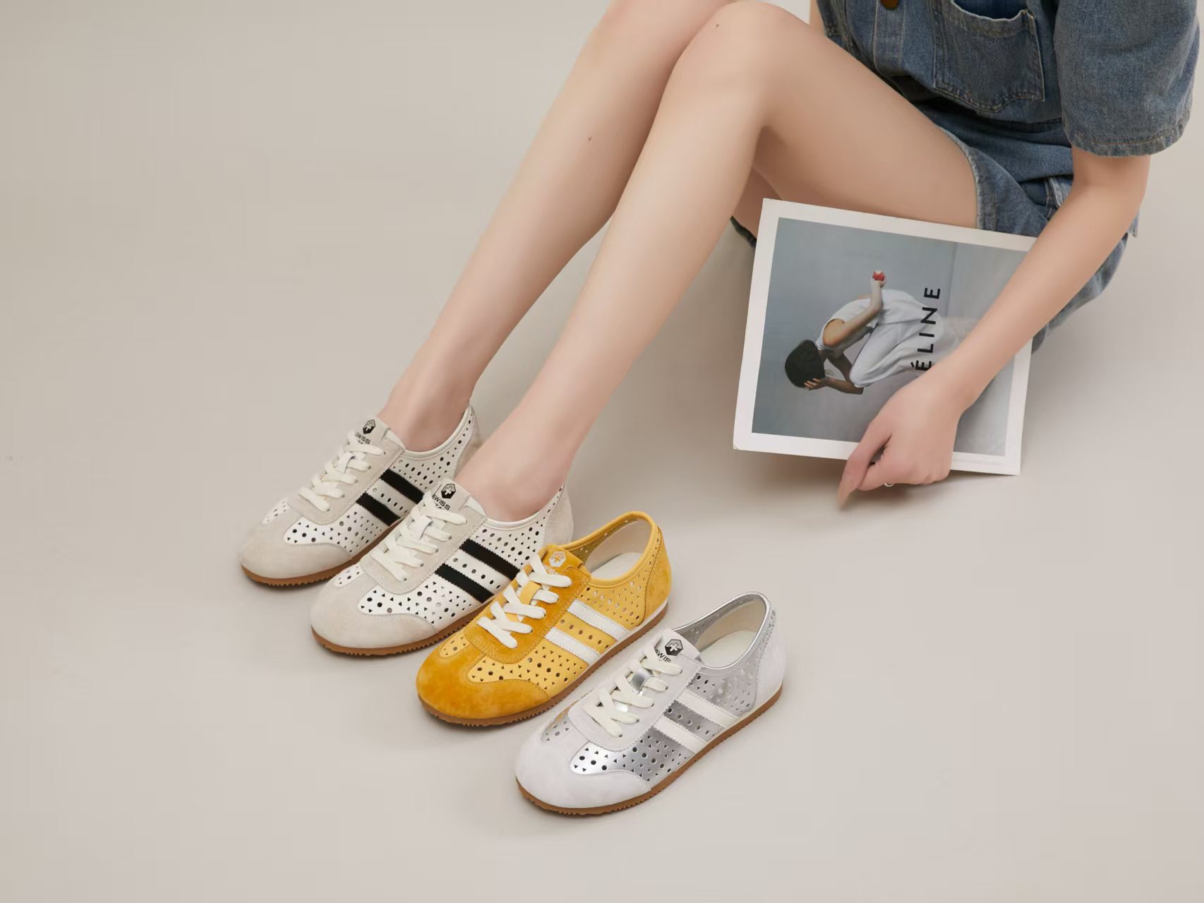 【老彭同学】休闲透气板鞋SW25A0096