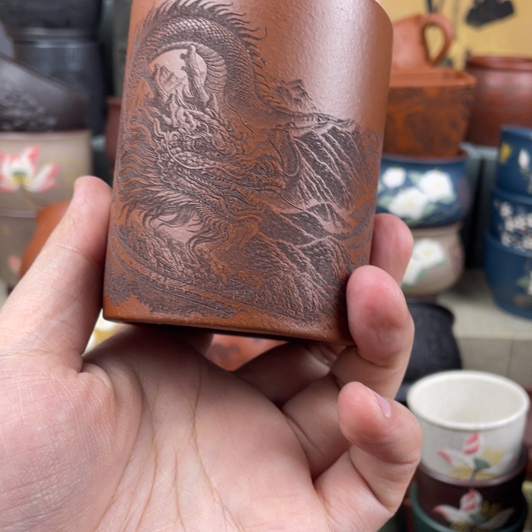 紫砂茶杯紫砂茶杯