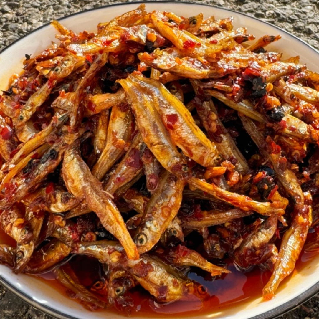 香辣小鱼仔鄱阳土特产下饭开胃小鱼香辣即食农家自制