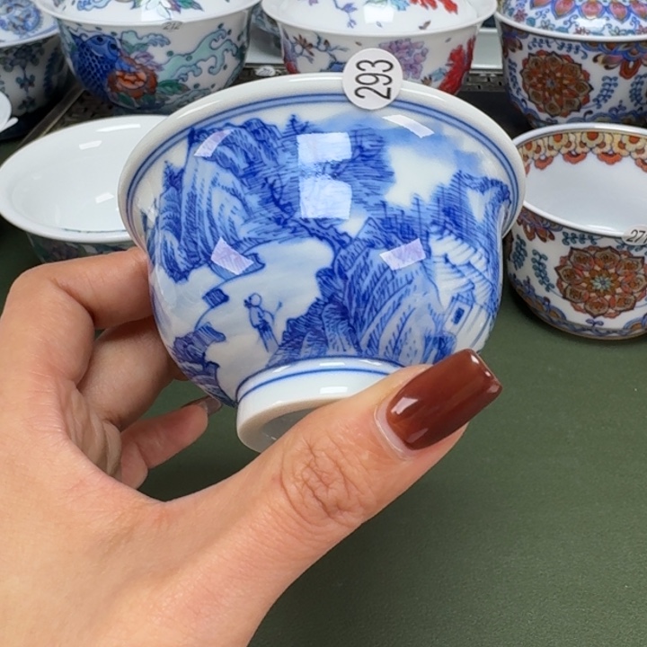 沙沙手工手绘茶具293