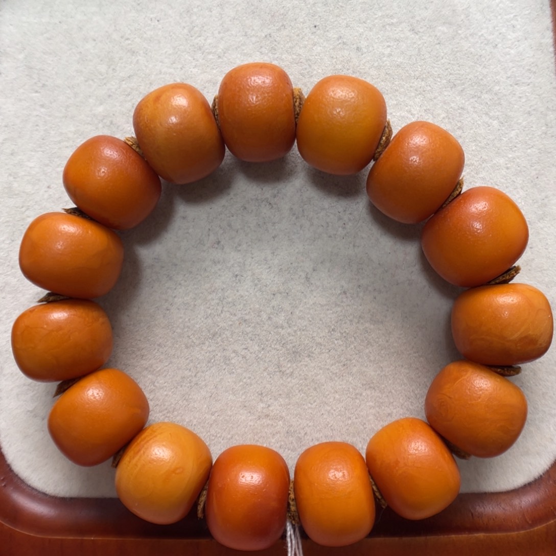 蜜蜡未镶嵌手串蜜蜡