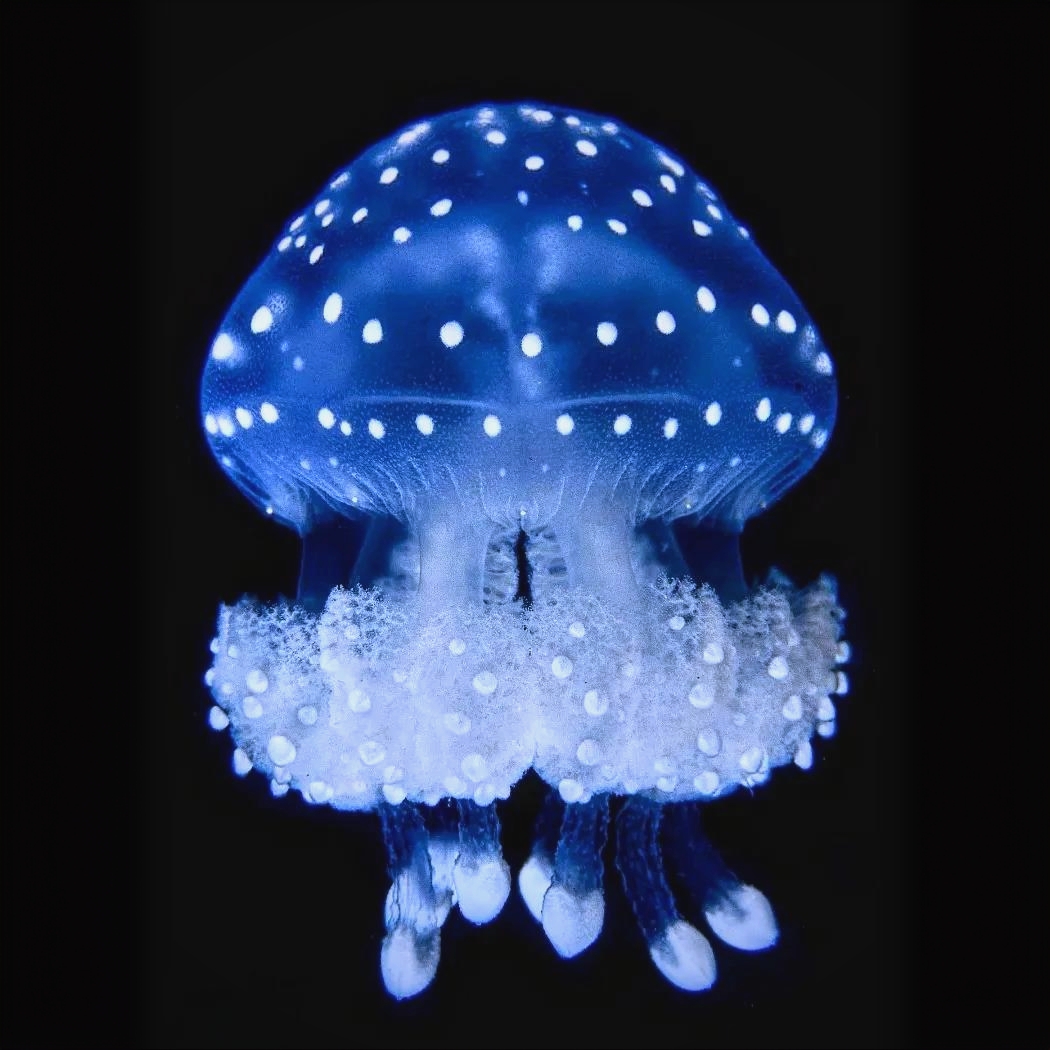 水小宠家养观赏活体水母赤月海月巴布亚大西洋倒立煎蛋美杜莎炮弹