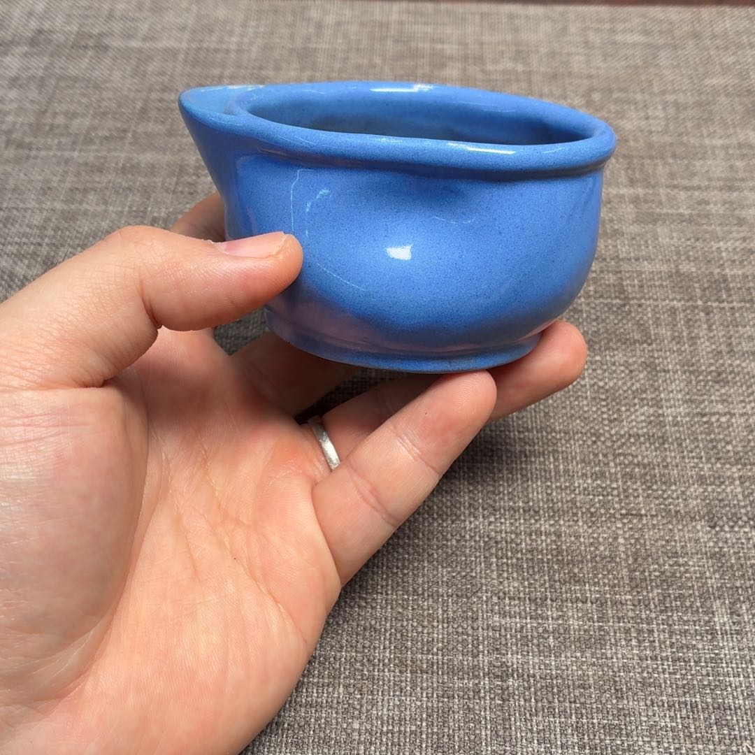 紫砂茶壶耕山督制 蓝釉宝瓶