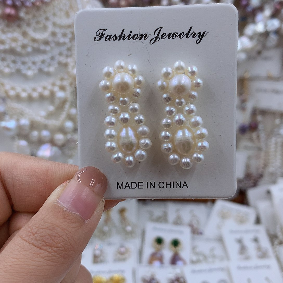 项链银S925镶嵌淡水珍珠