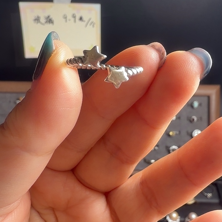 欧泊银S925镶嵌戒指