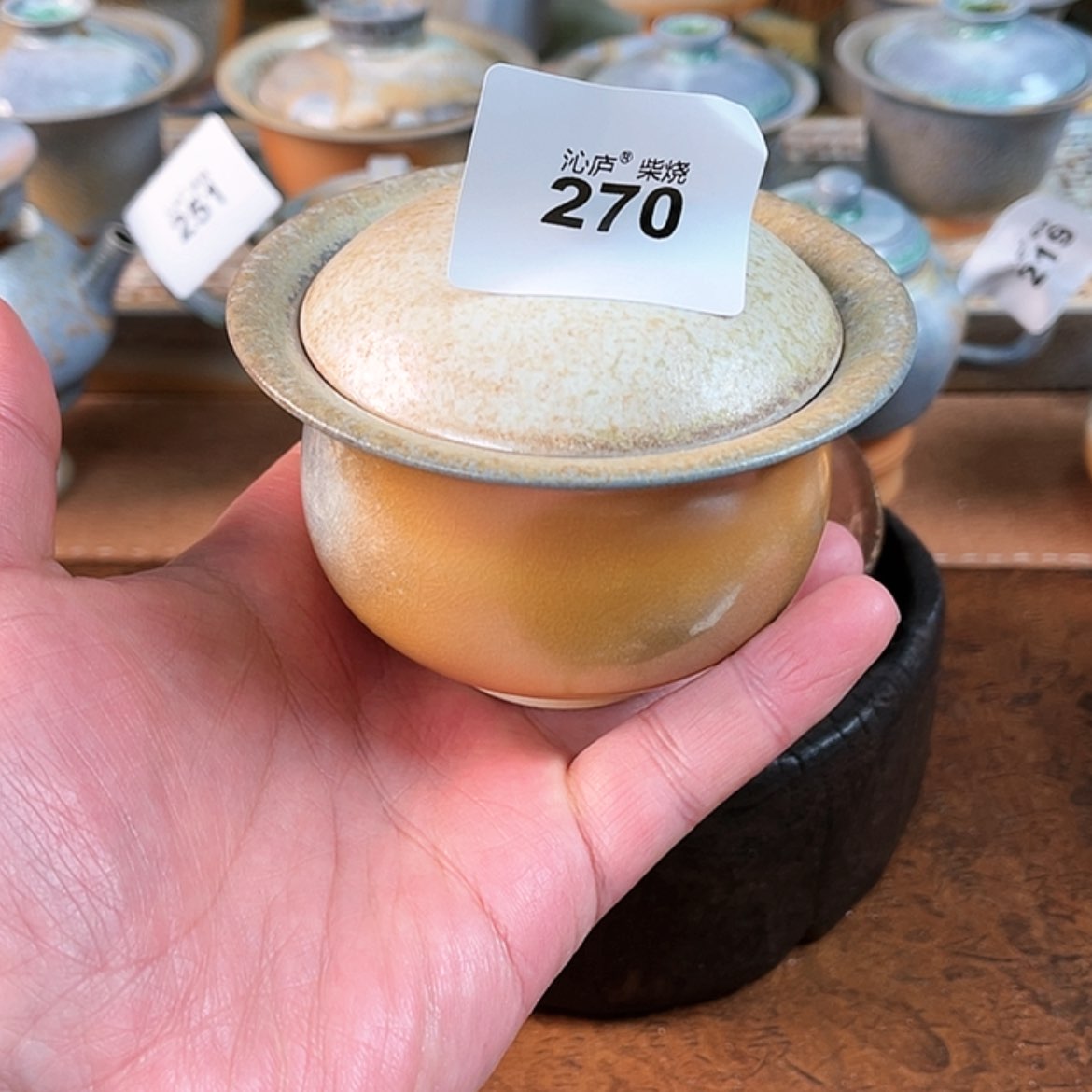 【闪购商品】空**力沁庐柴窑古法柴烧手工茶具