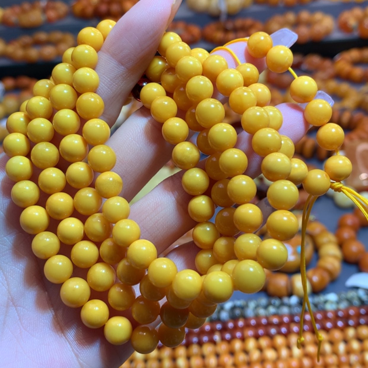 【闪购商品】未镶嵌琥珀手链蜜蜡