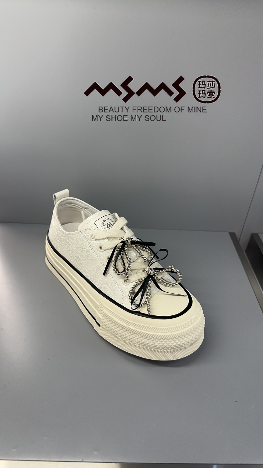 春季增高厚底板鞋系带休闲板鞋百搭白色潮鞋时尚女鞋低帮