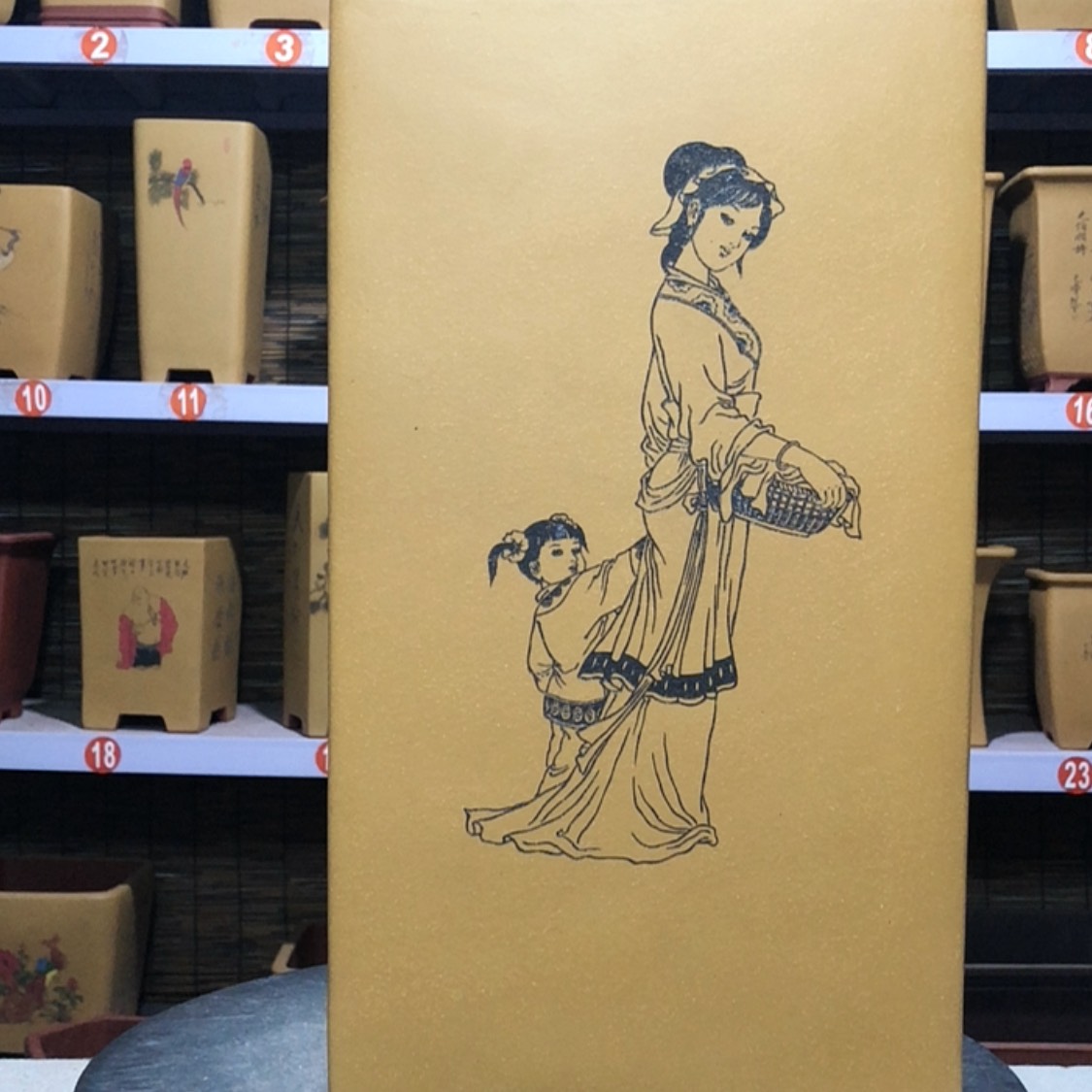 【闪购商品】紫砂花盆桃**家手工制作