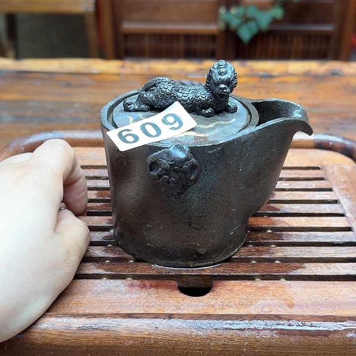 纯手工制作粗陶茶具