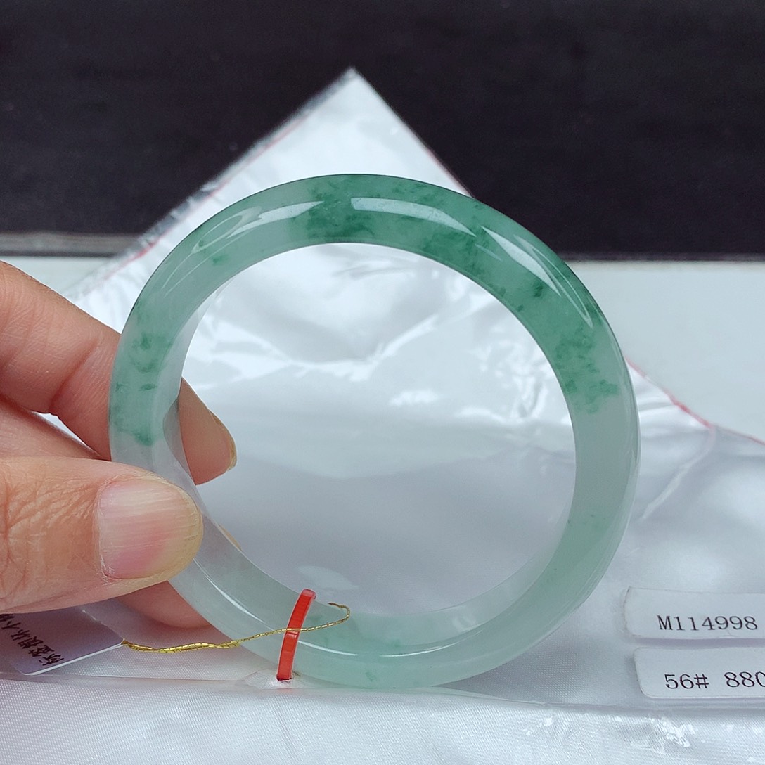 未镶嵌手镯翡翠56圈4998