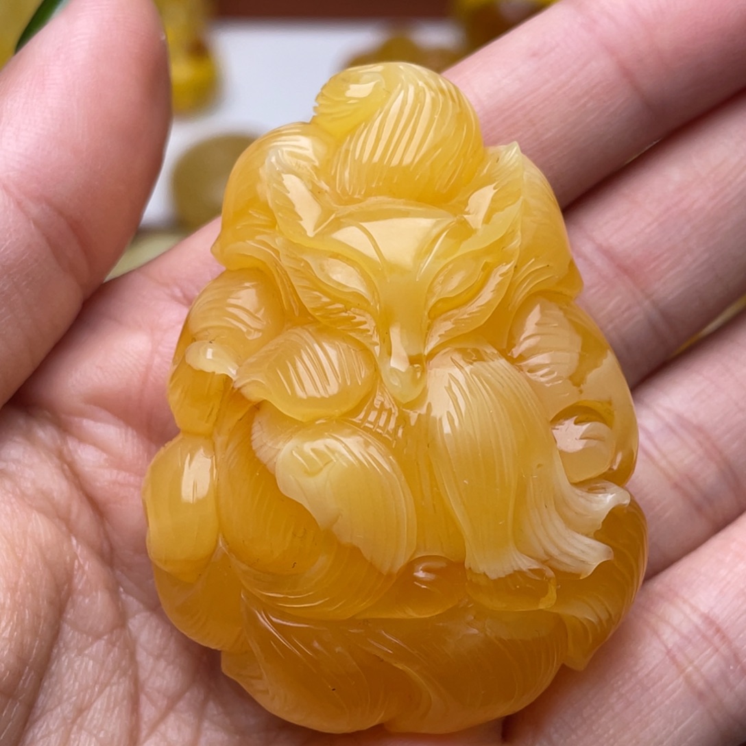 琥珀吊坠(不含链)未镶嵌