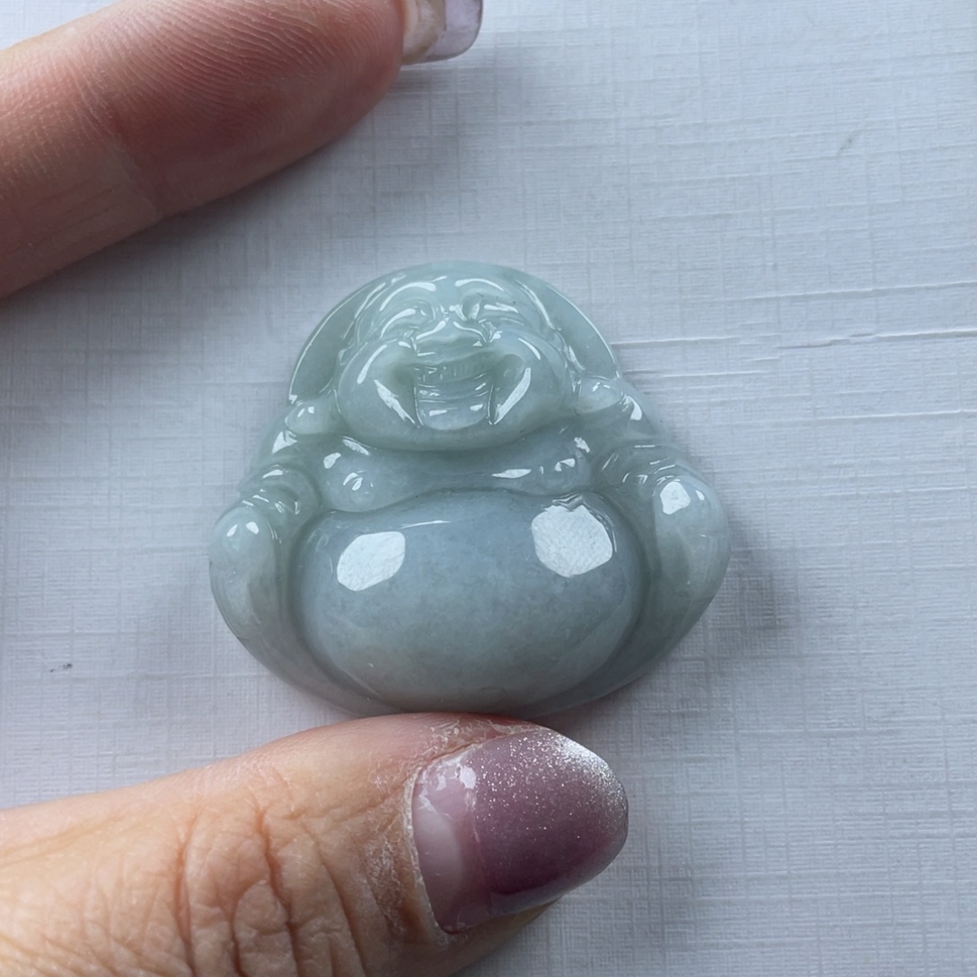 翡翠未镶嵌项圈佛公