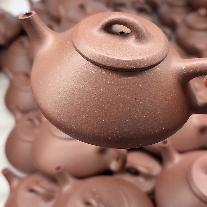 茶壶紫砂宜兴原矿千禧紫泥125