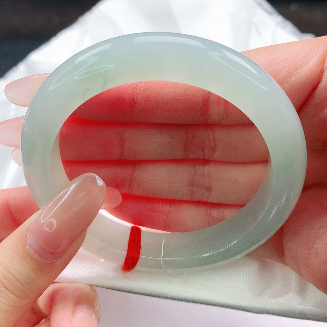 未镶嵌手镯翡翠54圈