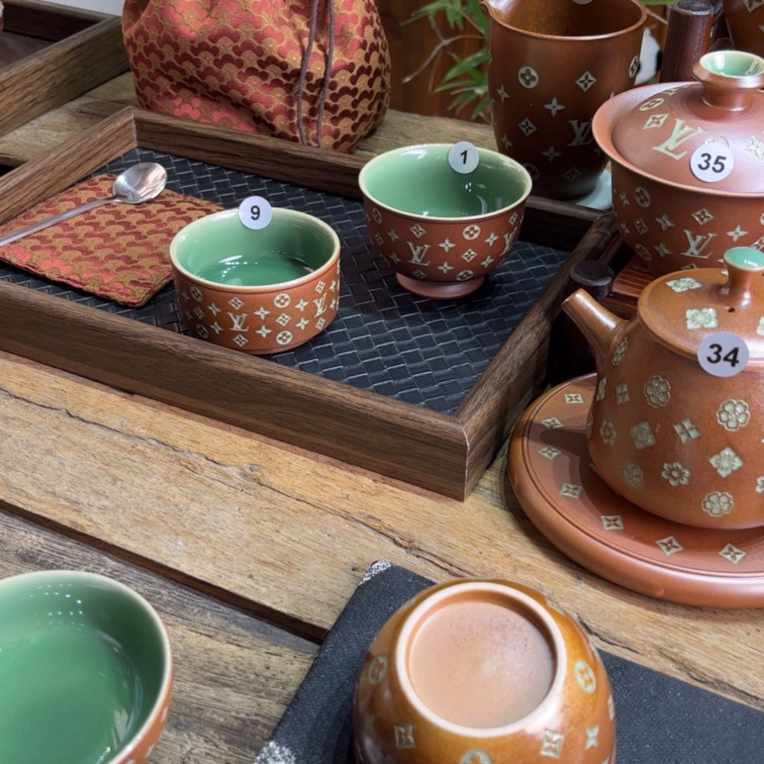 观***️草木灰老花手工杯