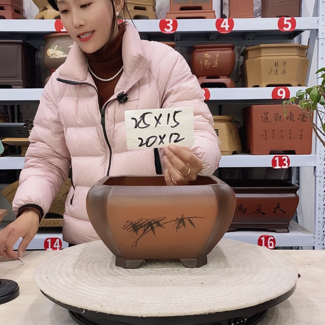 紫砂花盆紫砂花盆