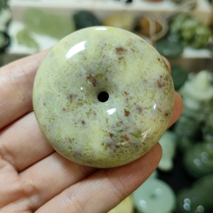 岫玉平安扣未镶嵌