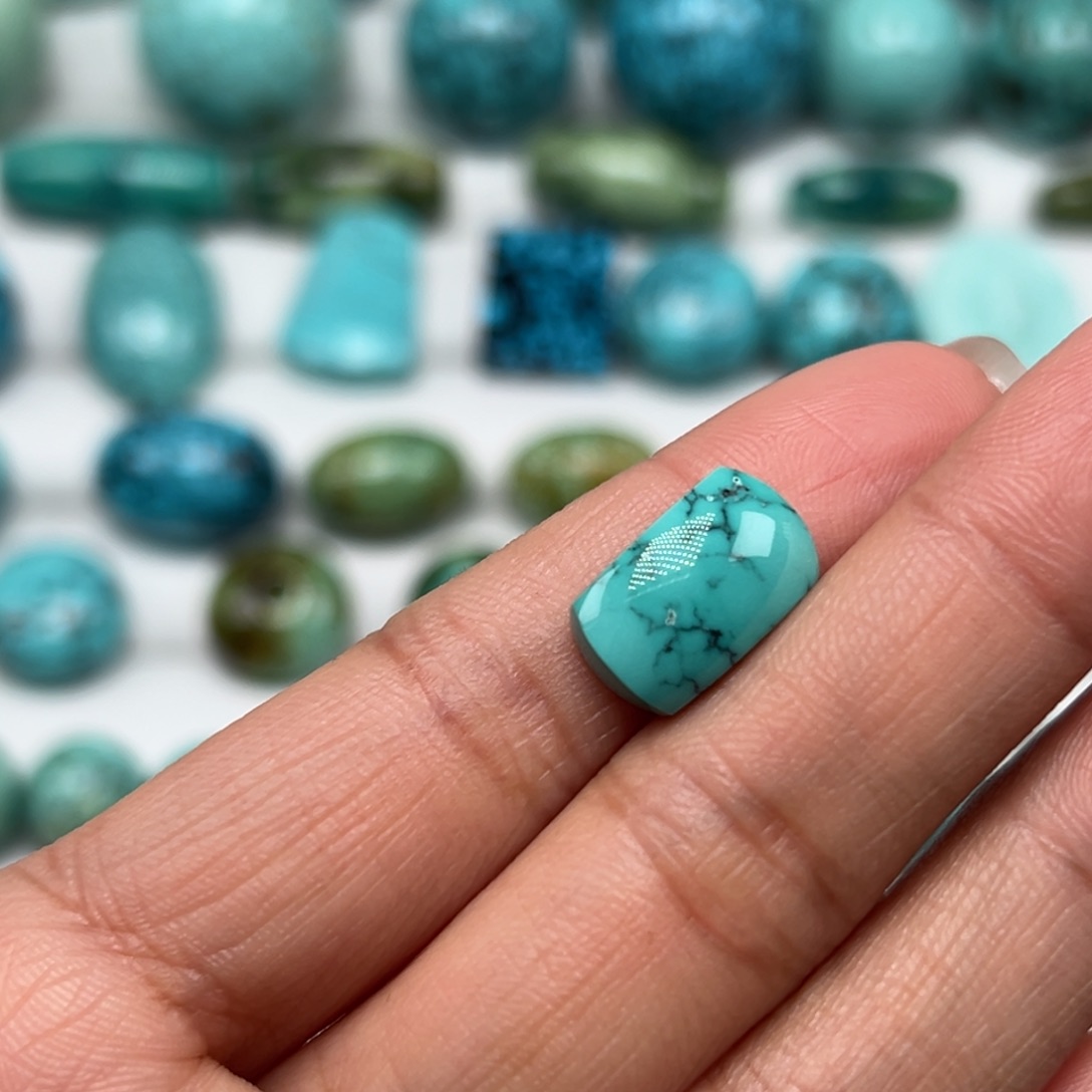 绿松石珠宝奇石未镶嵌