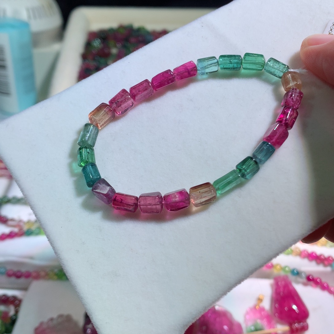 未镶嵌碧玺手链碧玺