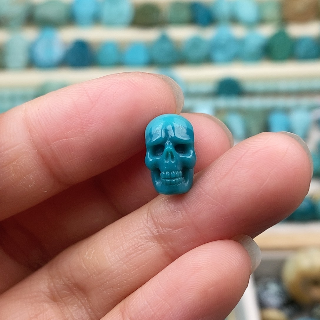 未镶嵌绿松石珠宝奇石